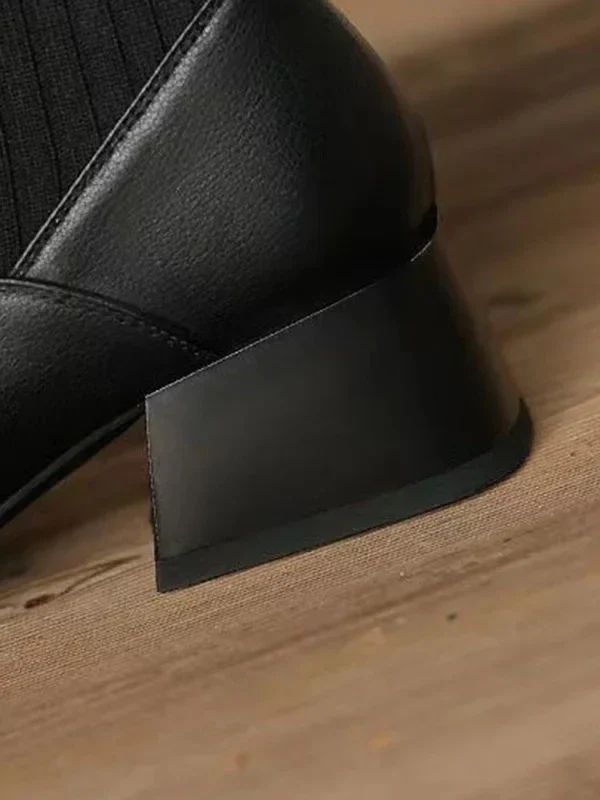 Lina | Warm Ankle Boots with Mid Heel