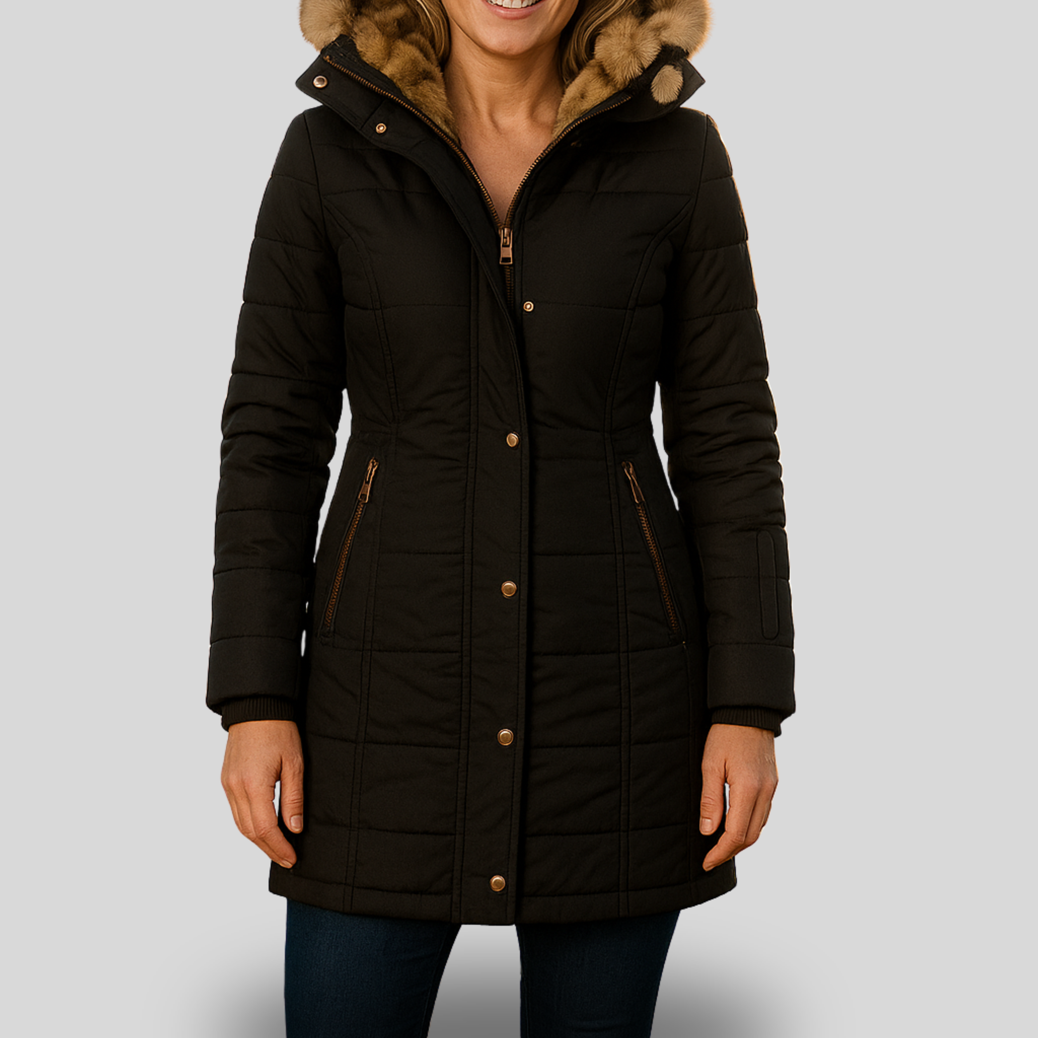 Zia | Winter Jacket with Hood