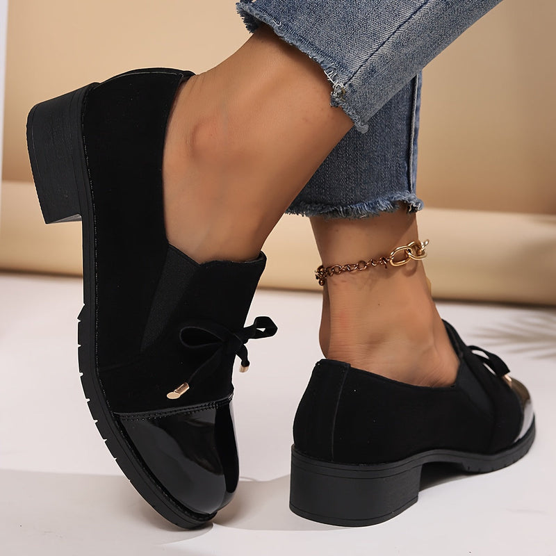 Virna | Comfortable and Elegant Loafers with Bow
