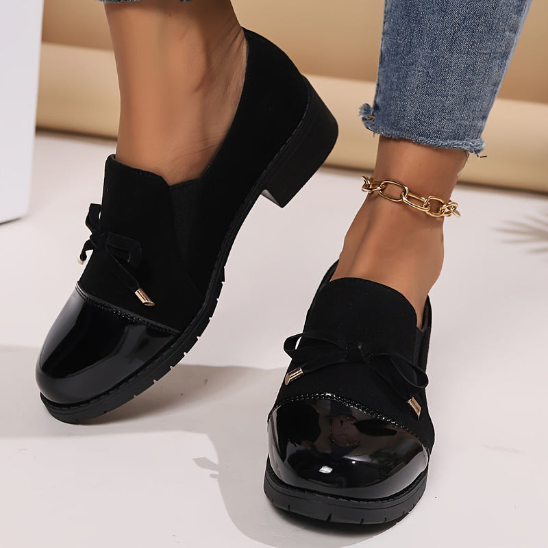 Virna | Comfortable and Elegant Loafers with Bow