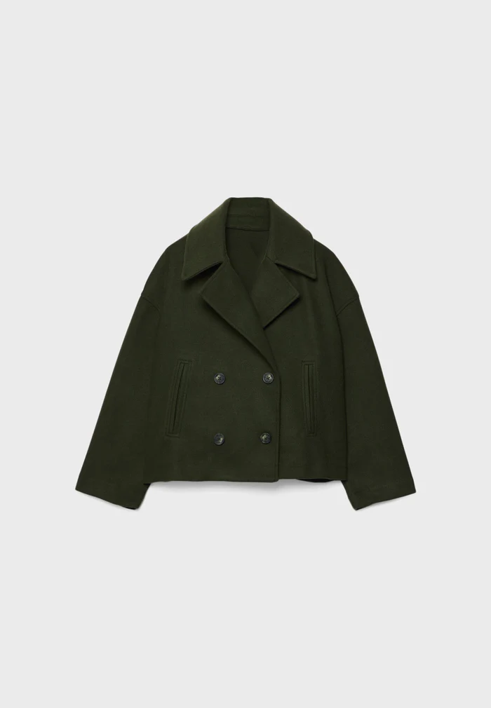 Nicole - Short Double-Breasted Winter Coat