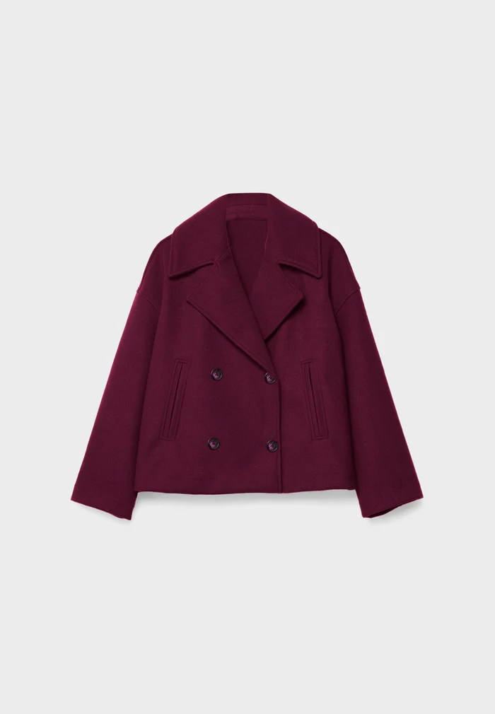 Nicole - Short Double-Breasted Winter Coat