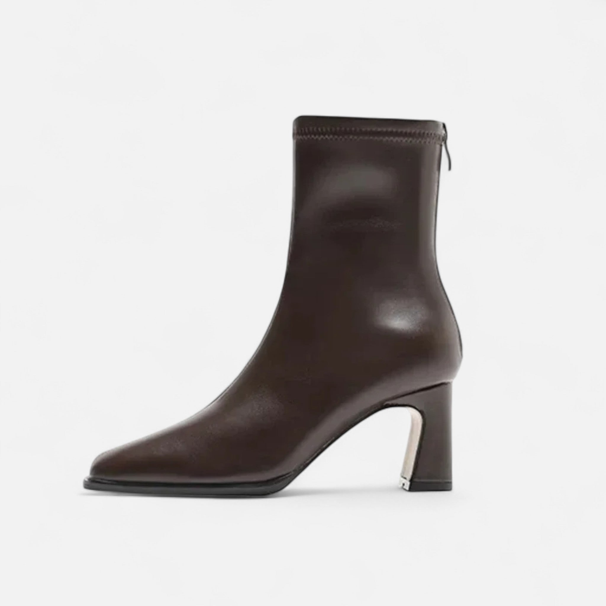 Lyndora London | Women’s Vintage Square-Toe Ankle Boots