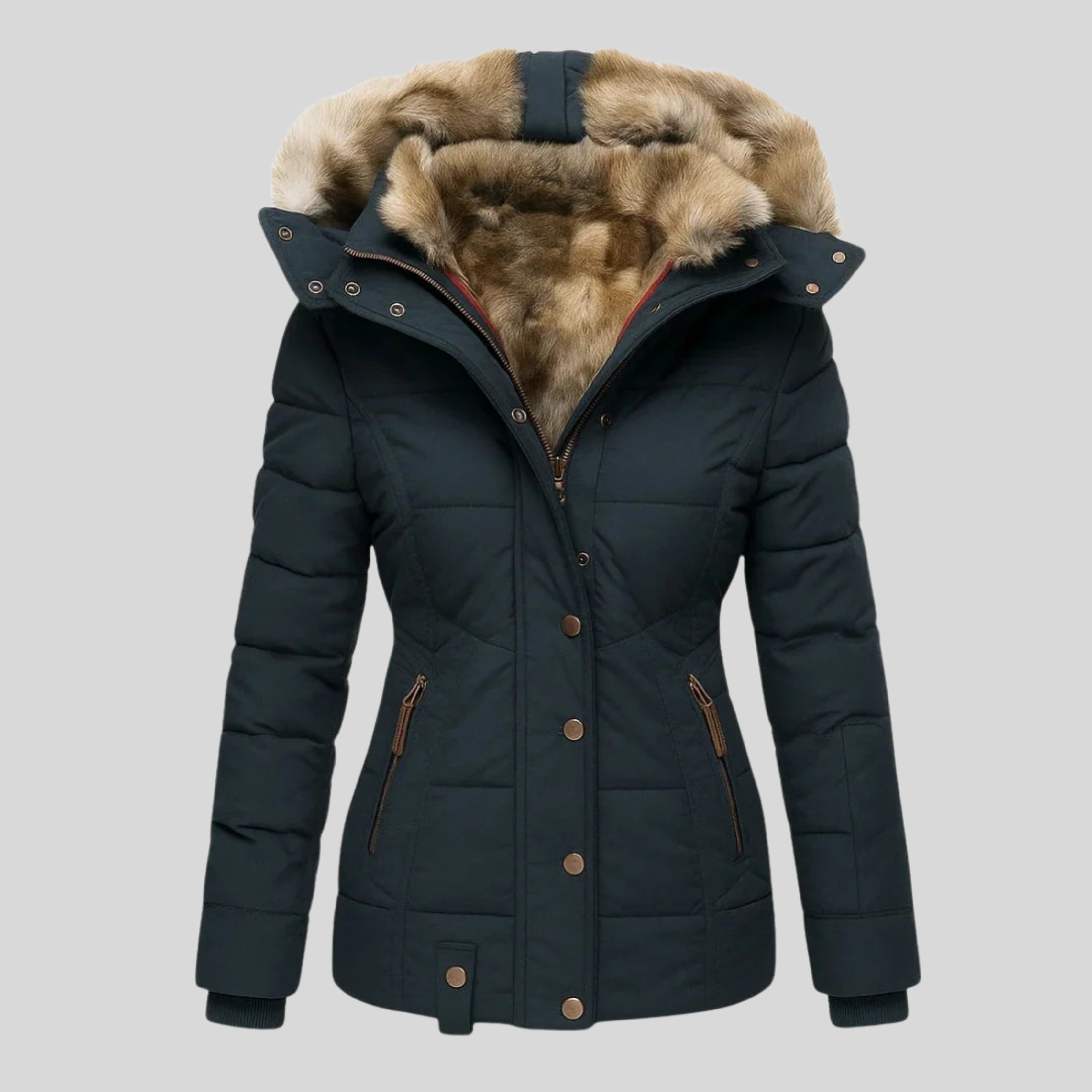 Zia | Winter Jacket with Hood