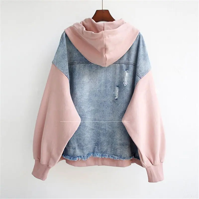 MIRA™ | Dual Tone Denim Jacket