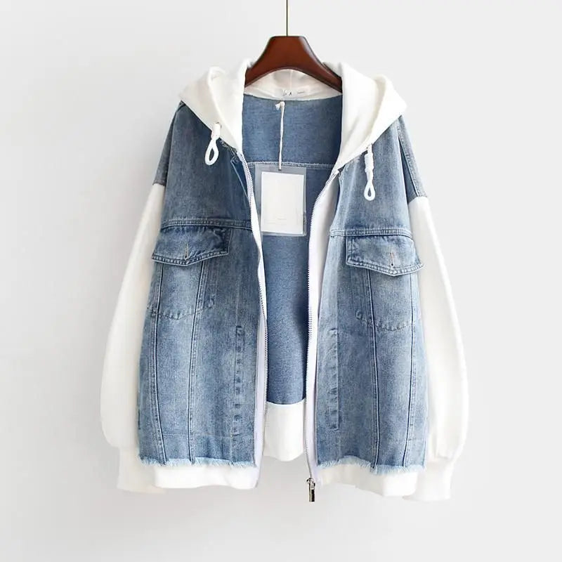 MIRA™ | Dual Tone Denim Jacket