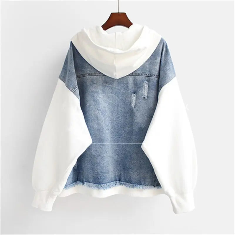 MIRA™ | Dual Tone Denim Jacket