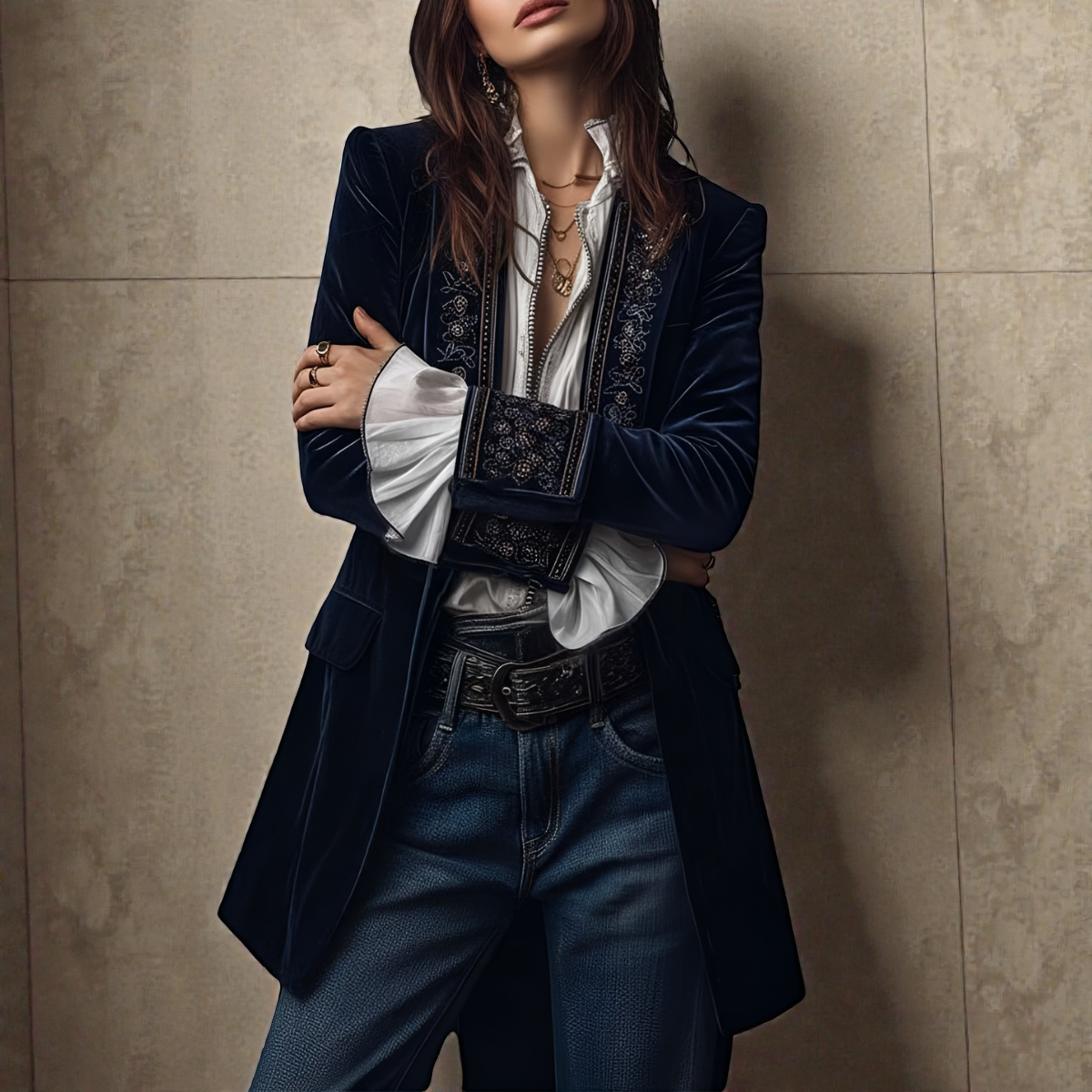 Lunaria™ | Women's Jacket of Refined Elegance