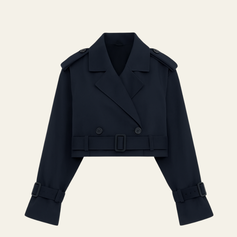 Kim's | Vienna Cropped Trench Jacket