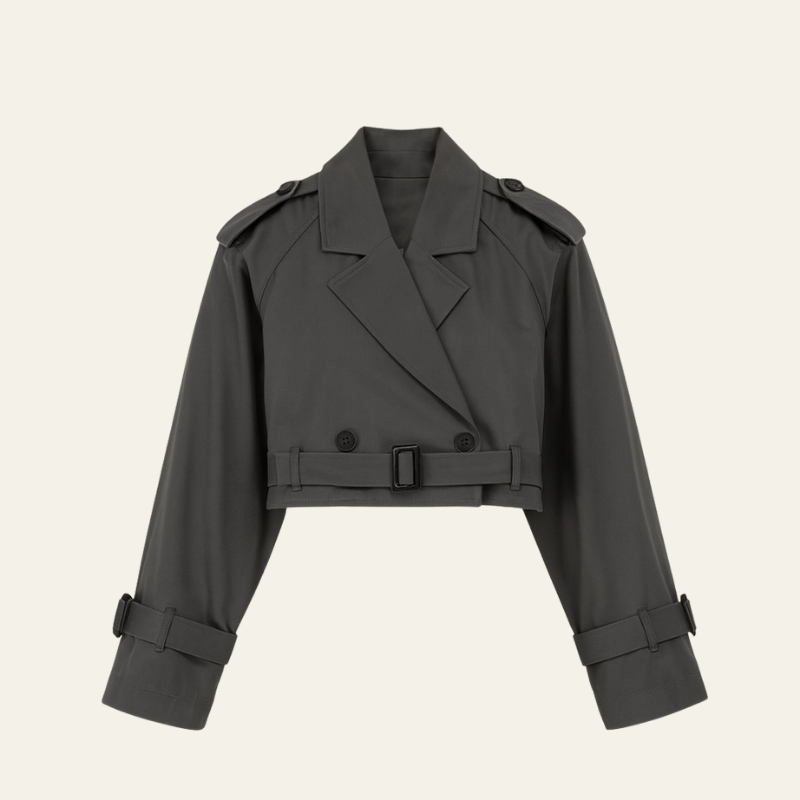Kim's | Vienna Cropped Trench Jacket
