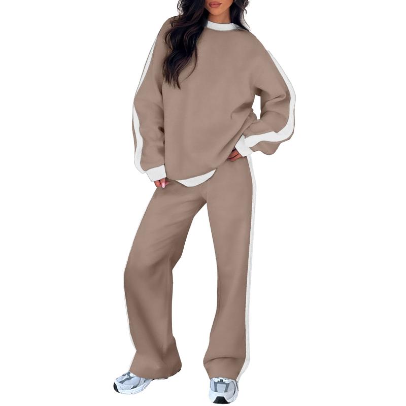 SANDI™ - Comfortable 2-Piece Lounge Set Sweatshirt &amp; Straight Leg Pants