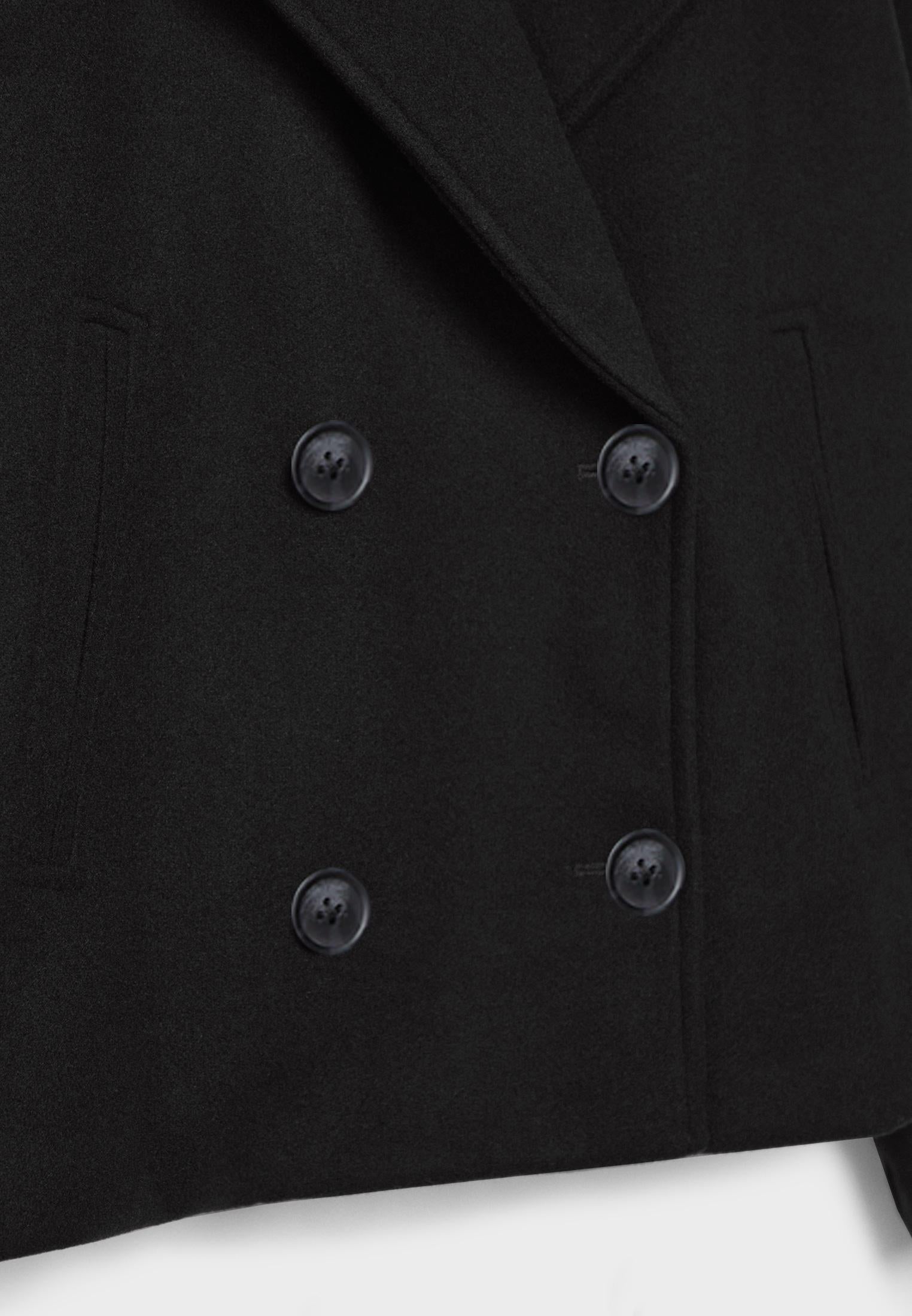 Nicole - Short Double-Breasted Winter Coat